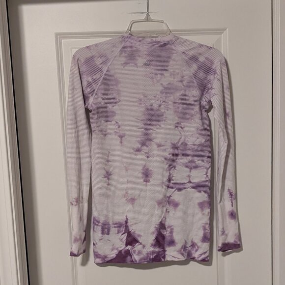 Lululemon Swiftly Tech Long Sleeve 2.0, Shibori Stripe Wisteria Purple, 6 - Picture 3 of 7
